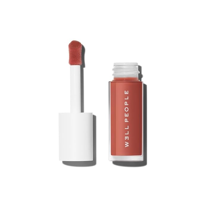 Well People Lush Lip Tinted Oil, Moisturizing Lip Oil For Nourishing & Conditioning Lips, Adds Sheer Color, Vegan & Cruelty-free, Desert Poppy