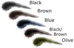 Lauren Brooke Cosmetiques All Natural Eye Liner Pencil, Organic Makeup (Black/Brown)
