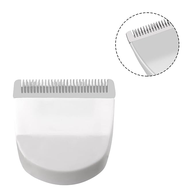 2 Pack Professional Peanut Clipper/Trimmer Snap On Replacement Blades #2068-300 - Compatible with Wahl Peanut Hair Clipper/Trimmer, White