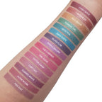 Aromi Green Metallic Liquid Lipstick | Turquoise, Teal-Green Lip Color with Shimmery Finish, Vegan, Cruelty-free, Long-lasting, Smudge Proof, Handmade (Mermaid Tail)