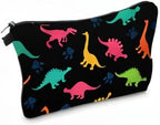 Cute Travel Makeup Bag Cosmetic Bag Small Pouch Gift for Women (Dinosaur)