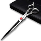Purple Professional Hairdressing Scissors Hairdresser Hairstylist Cutting Hair & Thinning Hairdressing Scissor (8 inch flat)