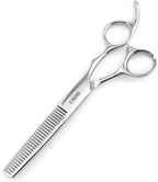 Professional 6 Inch Hair Thinning Shears Barber Scissors Sharp Hair Thinning Scissors 30 Teeth Barber Hair Clippers 440C Shears KINSARO for Hairdresser Barbershop or Home Use