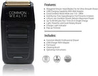 Common Wealth Professional Shaver Cordless Hypoallergenic Bump Free Gold Pro Foil Barber Finishing Shaper Trimmer Tool CWPS26 for Beard Neckline & Tapered Fades