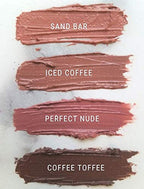 Aromi Natural Lipstick | Nude, Light Brown Lip Color for Women, Creamy Moisturizing, Vegan, Handmade, Dye-free, Palm-free (Iced Coffee)