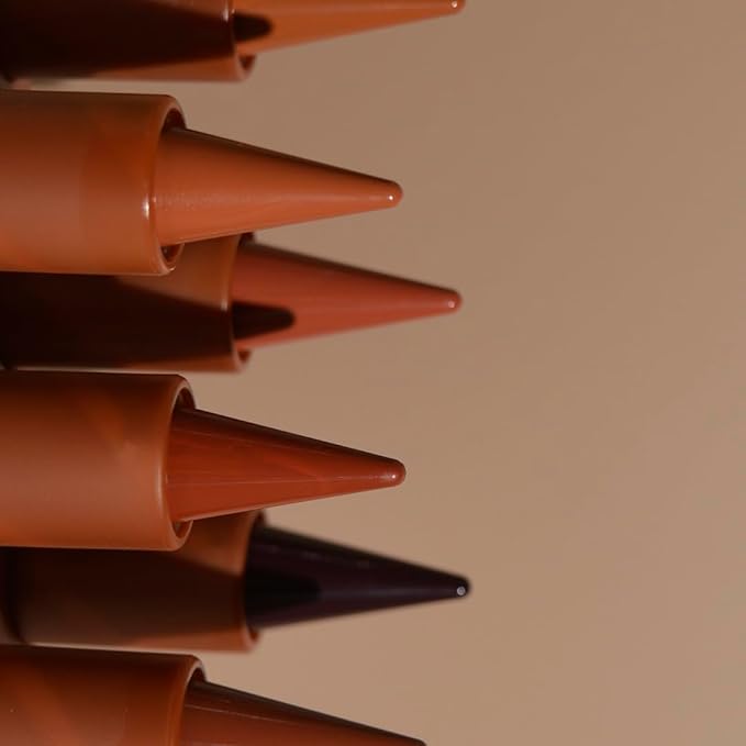 2-in-1 Gradient Lip Liner and Lipstick Lip Combo Set - Achieve Flawless Contour and Gradual Ombre Effect with Easy-to-Use Crayon Form and Cone Tip (03# Caramel brulee, 1 Count (Pack of 1))
