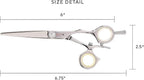 Cricket Centrix Roc-It Dog 360 Hair Scissors Professional Hair Cutting Scissors – 360° Pivoting Thumb, Shears with Smooth Control and Consistent Tension – 600 6 Inch Stainless Steel Shear for Stylists