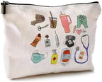 Nurse Makeup Bags - Cosmetic Bags With Zipper for Nursing Students
