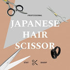 ONTAKI Hair Cutting Scissors - 6.5" Japanese Steel Hair Shears for Beard & Mustache - Hand-Forged Tool for Barbers - Men & Women - Haircut Scissors