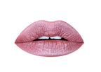 Aromi Dusty Rose Metallic Liquid Lipstick, Rosy Pink Nude Lip Color, Shimmery Finish, Waterproof, Long Lasting, Vegan, Cruelty-Free, Handmade (Pixie Dust)