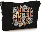 Nurse Makeup Bags - Cosmetic Bags With Zipper for Women & Student Nurses