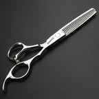 Barber hair scissors, Axemoore professional haircut Cutting Scissors/Shears set- 6", made of Japanese stainless steel, especially (6 in- tooth-C)