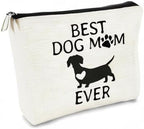 Dog Gifts for Dog Lovers & Moms - Birthday Gift, Makeup Bag for Women & Puppies