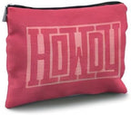 Howdy Makeup Bag - Hot Pink Retro Western Cosmetic Bag, Cowgirl Gifts