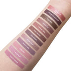 Aromi Peachy Tan Metallic Liquid Lipstick | Sepia Bronze Lip Color with Shimmery Finish, Vegan, Cruelty-free, Long-Lasting, Handmade (Peachy Tan)