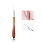 Nail Art Brush Long Line Pen - Precision Tool for Detailed Nail Design, Fine Lines, Water Ripples, and Intricate Patterns, 10
