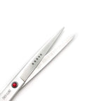 7.0 Inches Professional hair cutting thinning scissors set with razor (Silver)