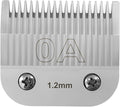 Professional Detachable Replacement Ceramic Blades set,compatible with oster Classic 76/Star-Teq/Power-Teq andi A*dis AGC,BDC,BGC,MBG Series Clippers (size 0A)