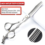 6/7/8/9 inch Professional Hair Cutting Thinning Scissors Barber Shears Hairdressing Salon Set (6-inch 4pc)