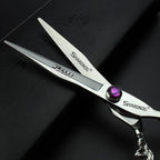 Professional Japanese Hair Scissors - 440C Stainless Steel/Rose Razor Edge (7 Inch Flat-A)