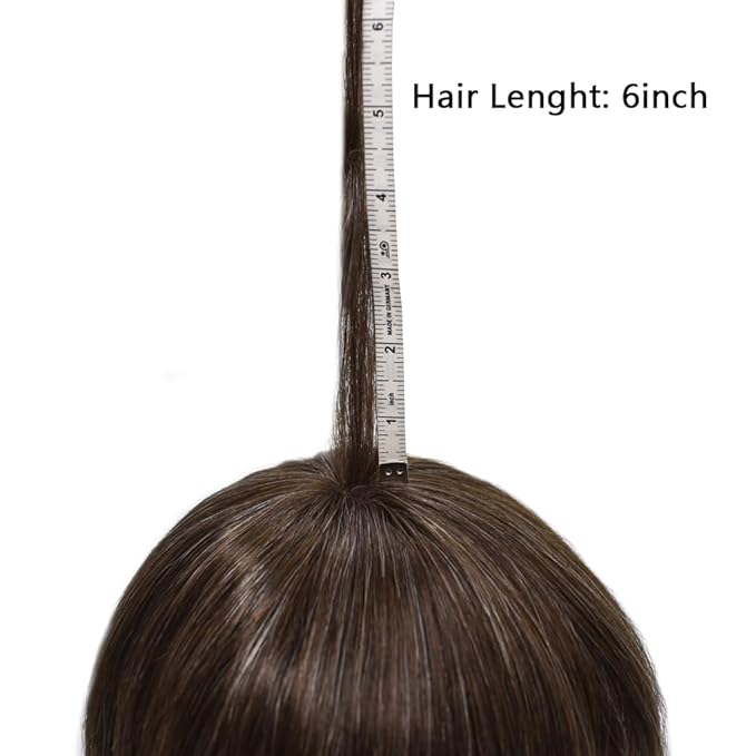 FACE MIRACLE Mens Toupee Lace Front Hairpieces Soft Human Hair Replacement System Natural Hairline Toupee for Men Poly V-Looped Mens hair Units 7"X9" #220 2# DARKEST BROWN WITH 20% SYNTHETIC GREY