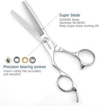 Hair Scissors left hand Thinning Scissors 6 Inch Barber Left hand Hair Thinning Shears Lefty Barber Shears KINSARO for Hairdresser Barbershop or Home Use