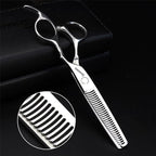 Barber hair scissors, Axemoore professional haircut Cutting Scissors/Shears set- 6", made of Japanese stainless steel, especially (6 in- tooth-C)