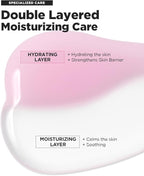 SKINRxLAB MadeCera Cream Double Essence Korean Toner 150ml (5.07fl.oz.) - Hydrating and Soothing with Milk Protein, Ceramide, Beta-Glucan - Moisturizing Strawberry Milky Toner for Irritated Skin