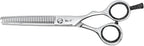 Cricket Centrix Roc-It Dog RT 30 Thinning Shears for Hair Cutting 5.75", Barber Shears Professional for Women & Men, Haircut Scissors for Texturizing with Precision Blade, Shimmering Night Black