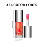 Nourishing Lip Oil, Deep Moisturizing Lip Balm Liquid, Non-Sticky High Shine Lip Gloss, Hydrating Lip Tint for Soft, Smooth, Healthy-Looking Lips, Lightweight Glossy Lip Care for Daily Use-3#