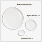 TOSOWOONG Alpha Arbutin 2% Rice Serum, Rice 746,074ppm, Alpha-Arbutin 20,000ppm, Glow, Glass skin, Pigmentation, Acne Marks, Dark Spots, Even Skin Tone, Hydrating, Korean Skin Care, 33ml / 1.11 fl.oz.