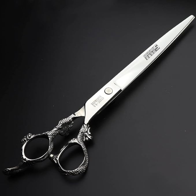 5.5/6 /7 Inch Purple Dragon Knight Professional Japanese Hair Scissors Barber Scissors Set (9 inch Cutting)