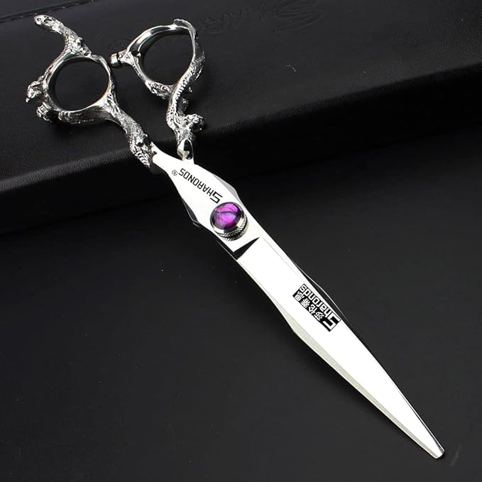 Professional Japanese Hair Scissors - 440C Stainless Steel/Rose Razor Edge (7 Inch Flat-A)