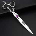 6/7/8/9 Inches Professional Hairdressing Scissors Set,Stainless Steel Hairdressing Scissors for Women & Men… (8 inch cutting scissors)