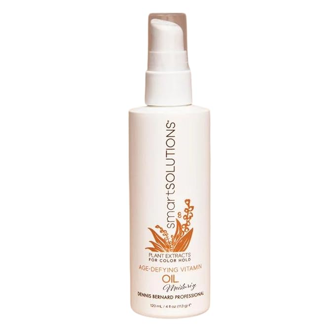 SMART SOLUTIONS Age Defying Vitamin Oil, 4oz | Light Weight | Hydrates | Detangles | Paraben Free