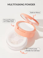 SHEGLAM Insta-Ready Face Powder Loose Under Eye Setting Powder - Translucent