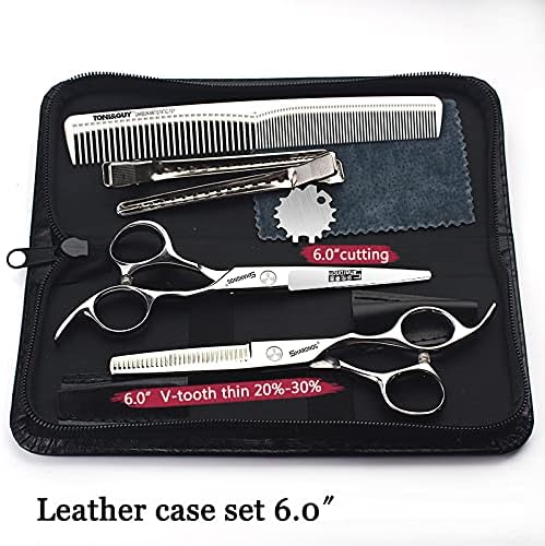 6/6.5-inch Professional Hair Clippers, Hairdressers, efficient Hair Clippers (6 inch-2pc-A)