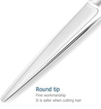 5.5" Professional Hair Scissors Barber Haircut Cutting Scissors Hairdresser 440C Hair Shears Blind Hole Convex Edge KINSARO for Hairdresser Barber or Home Use