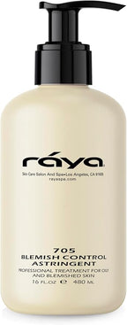 RAYA Blemish Control Astringent 16 oz (705) | Facial Toner for Very Oily and Break-Out Skin | Helps Normalize pH Levels and Regulate Oil Gland Secretion | Made with Vitamin-B | Great for Teens