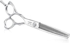 JASON 6 Inch Left Handed Barber Hair Cutting Scissors Professional Salon Shears Razor Edge Hairdressing Scissor Japanese Stainless Steel Thinning Haircut Shear for Men Women Christmas Gift