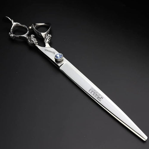 5.5/6 /7 Inch Purple Dragon Knight Professional Japanese Hair Scissors Barber Scissors Set (9 inch Cutting)