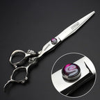 6/7/8/9-inch professional hair clipper set, stainless steel sharp hair clippers, hairdresser specific scissor(7 inches, 4 pieces)