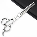 SHARONDS 6.5 Inch Stainless Steel Professional Barber Scissors Hair Thinning Scissors Hairdresser or Home Hairdresser Variant/Hybrid Scissors (6.5 inch-4pc)