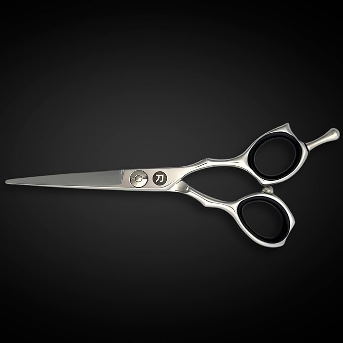 Saki Kotaro 6 Inch Set of Hair Cutting Shears - For Professional Hairdressers and Barbers - Hair Scissors and Thinning Shears for Hair Cut - Made from Japanese 440C Steel