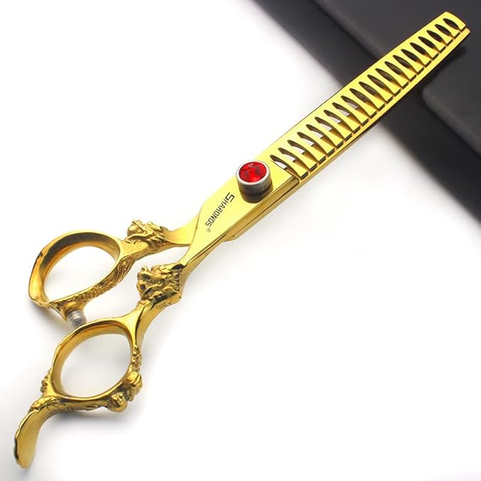 Hairdressing Scissors 6/7/8/9 Professional and Efficient Scissors (7-Inch 2-Piece Set-A)
