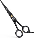 Jimy 6.5" Hair Scissors Professional – Ultra Sharp Razor Edge Stainless-Steel Scissors to Cut Hair – Ergonomic Design Salon Quality Hair Shears for Men, Women & Barbers