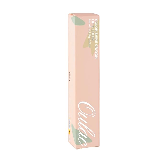 Oulac Magenta Lipstick - Moisturizing Lipstick Tinted Lip Balm for Dry Lips, Hydrating Creamy Lip Crayon & Blush - Lip Color and Cheeks Makeup | 2.48g, JUICY! (04)
