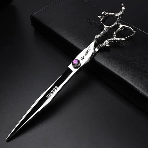 6/7/7.5/8/9 inch Japanese 440C Styling Studio Scissors Barber Professional Styling Tool Set Scissors (7-inch Platte schaar)
