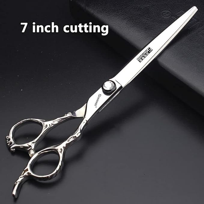 6/7/8 inch Personalized Rose Print Hair Clipper Set (Scissors Set) (7 inch-3pc-B)