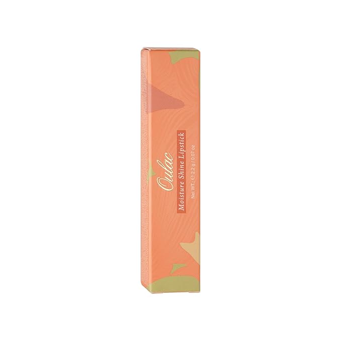 Oulac Moisture Shine Bright Red Lipstick - 2 in 1 Shimmer Lipstick & Lip Balm, Juicy & Glossy Finish, Long Lasting Hydrating, Smooth for Dry, Cracked and Chapped Lips, Vegan 2.2g/0.07oz (S01)